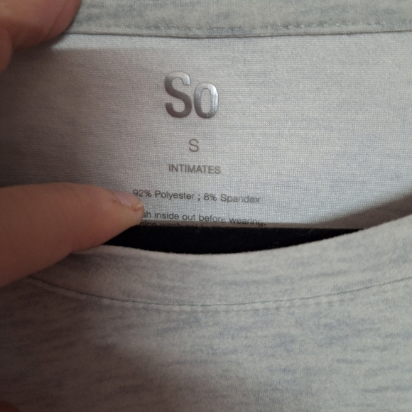 SO SIZE SMALL GRAY T-SHIRT "DOING MY BEST" - Picture 3 of 4